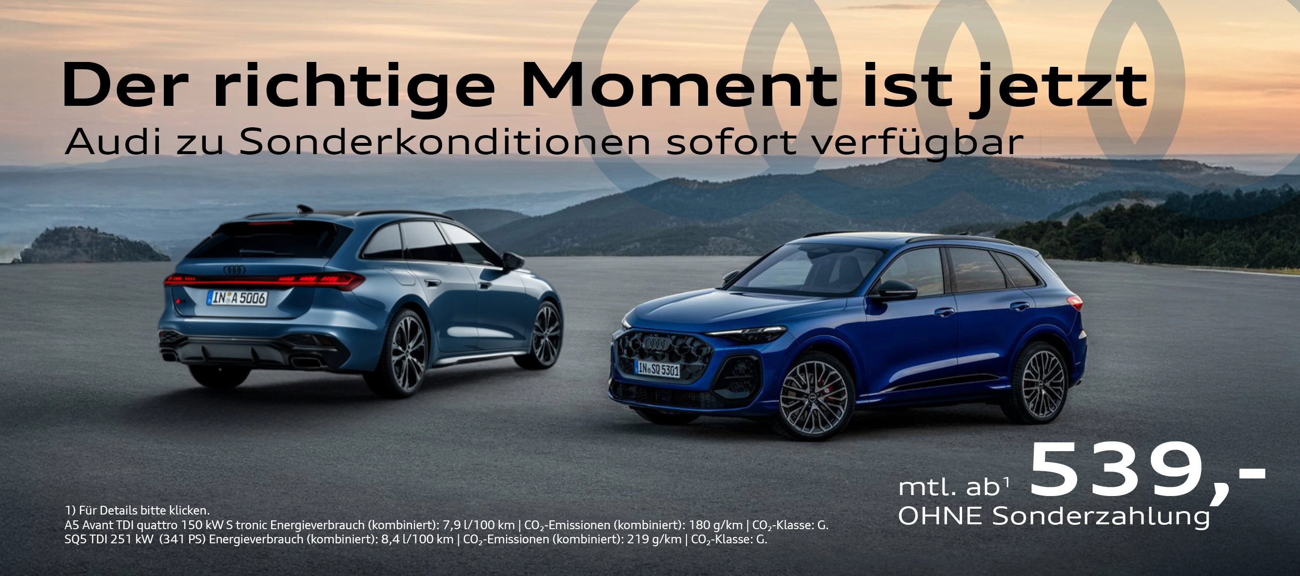 Audi Lagerwagenaktion Q3 2025