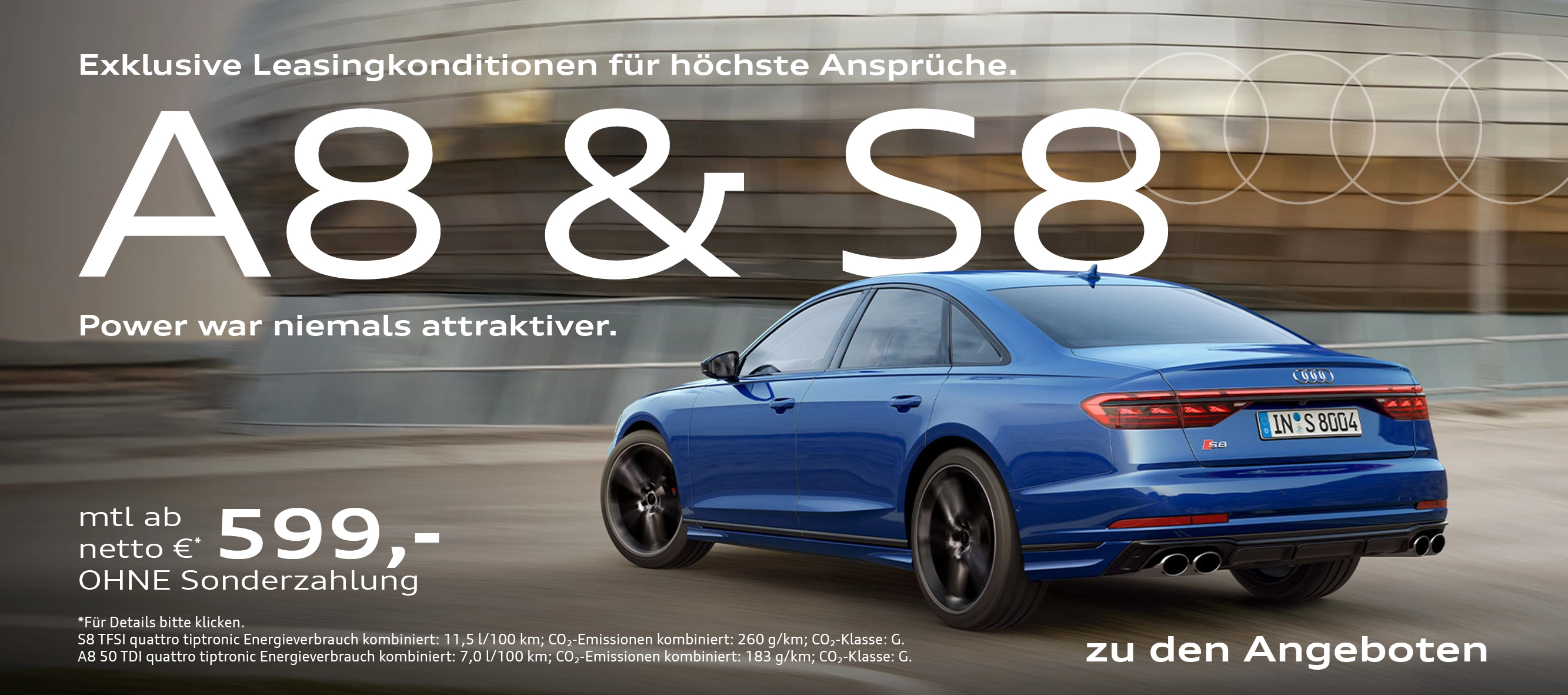 Audi A8 S8 Leasing