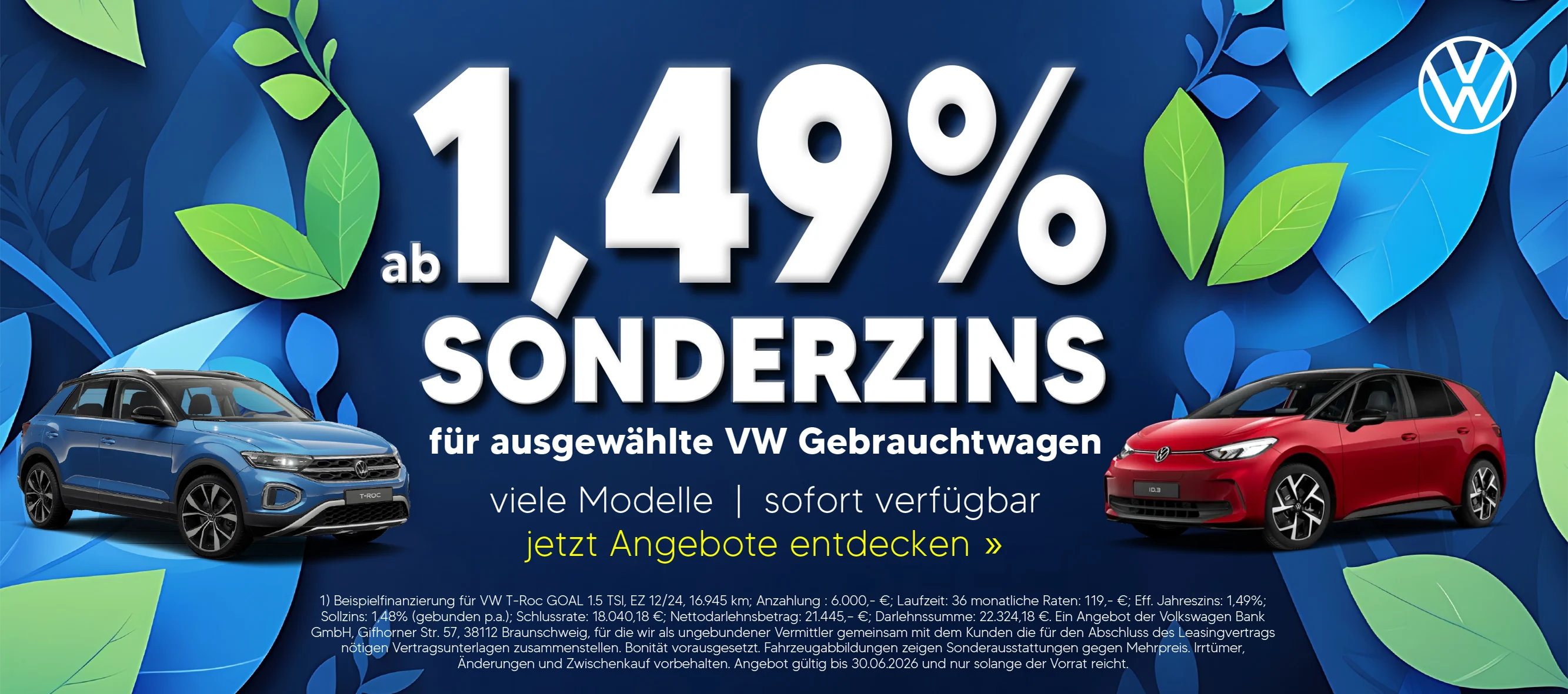 VW Sonderzins Aktion