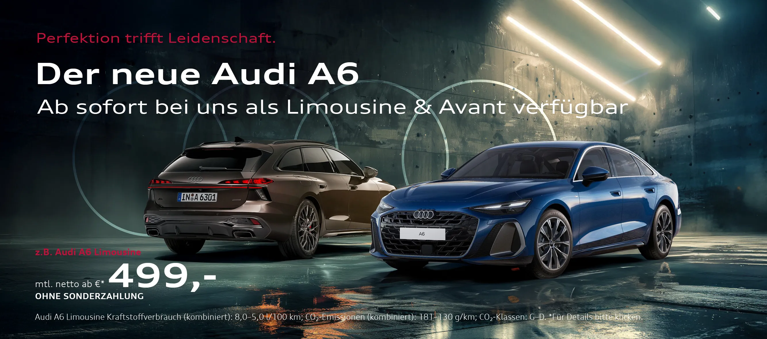 Der neue Audi A6 sofort verfügbar