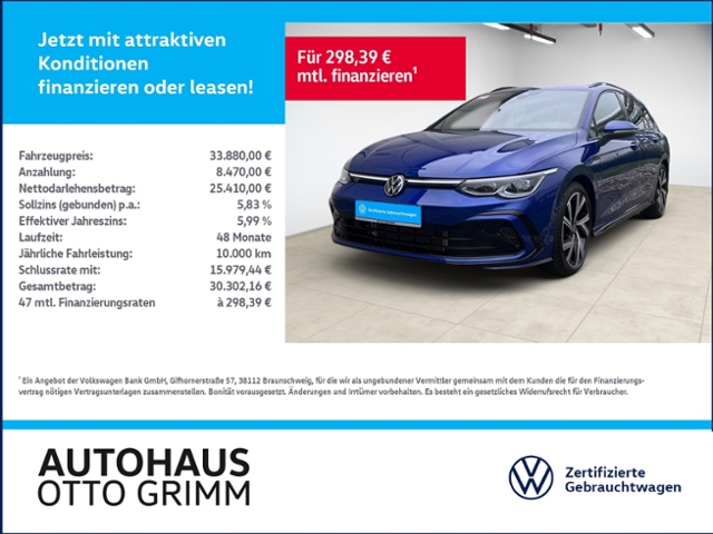 Golf VIII Variant 2.0 TDI R-Line DSG Pano