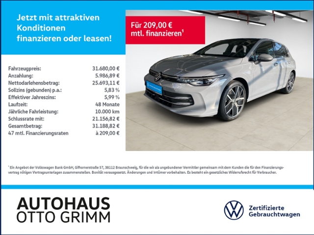 Golf VIII 1.5 eTSI Edition 50 DSG LED Navi