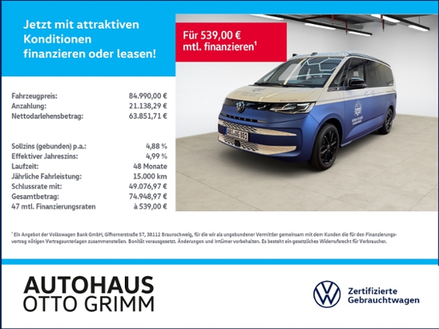 T7 California 2.0 TDI Beach Tour DSG AHK KLIMA L