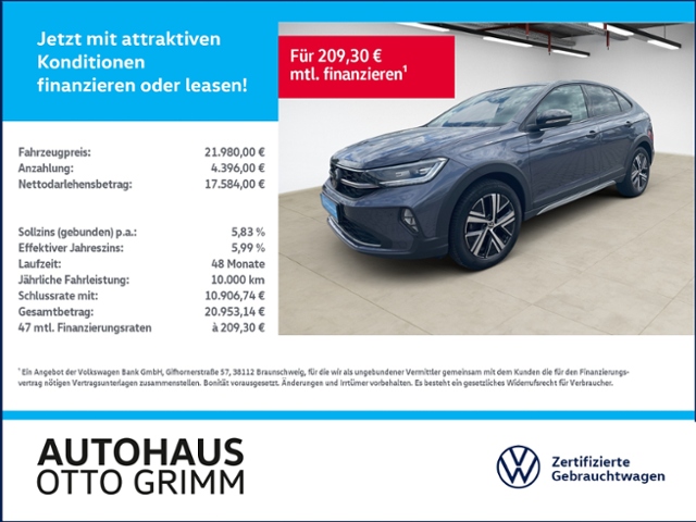 Taigo 1.5 TSI Style DSG Pano AHK Kamera