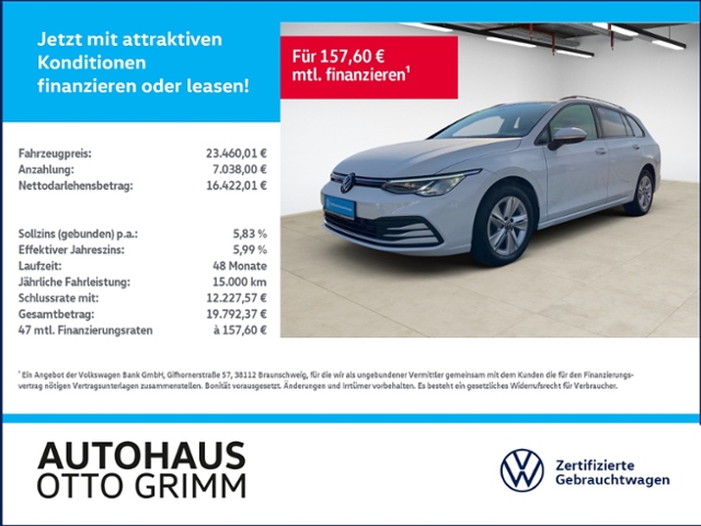 Golf VIII Variant 2.0 TDI Life LED SHZ Kamera