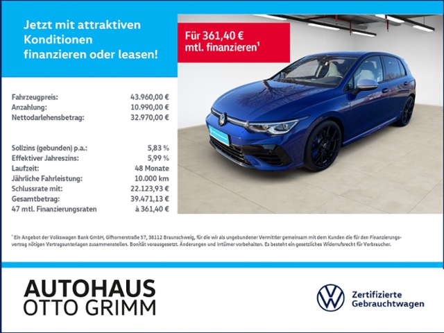 Golf VIII 2.0 TSI R Performance 4M 333 PS