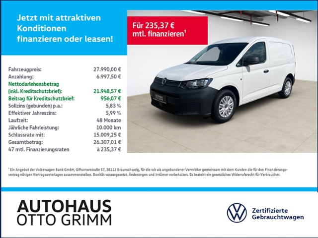 Caddy 2.0 TDI Cargo AHK PDC DAB+