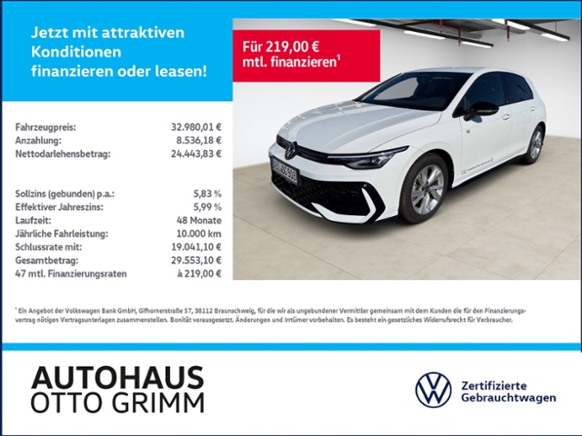 Golf VIII 1.5 eTSI DSG R-Line Kamera LED