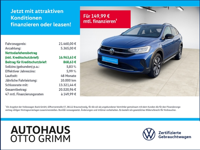 Taigo 1.0 TSI Goal LED Navi ACC DAB+