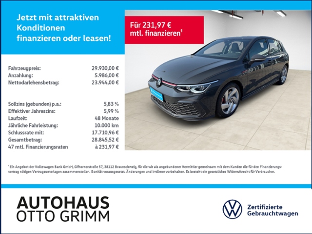 Golf VIII 2.0 TSI GTI DSG LED DAB+