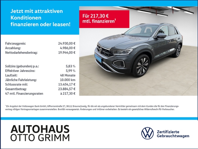 T-Roc 1.5 TSI Move Navi LED Parklenkass.