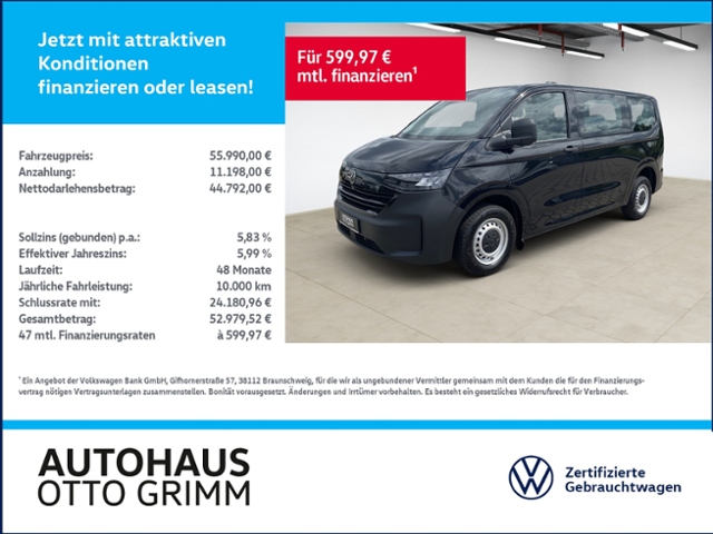 T7 New Transporter 2.0 TDI Kombi DSG 9-Sitzer