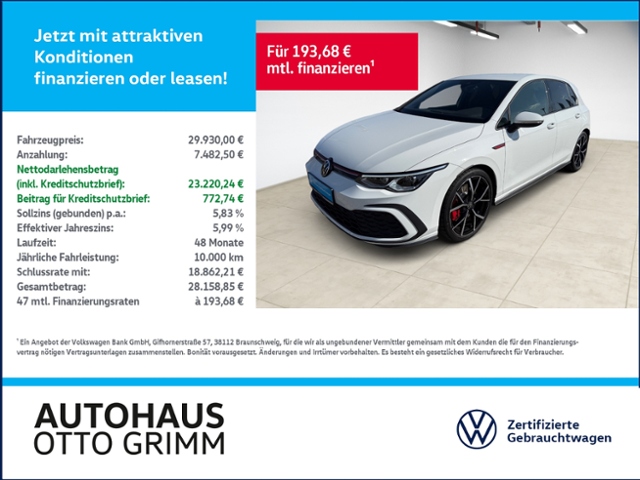 Golf VIII 2.0 TSI GTI DSG LED 19