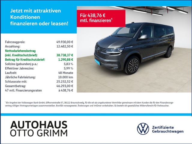 T6.1 2.0 TDI Multivan DSG Standh. Kamera