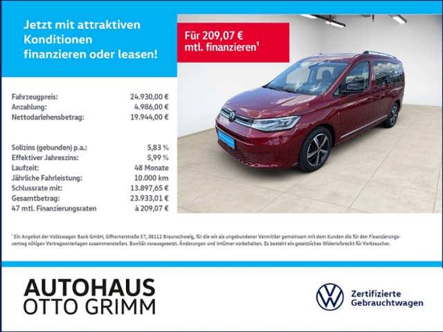 Caddy Maxi 2.0 TDI Style DSG AHK 7-Sitze LED