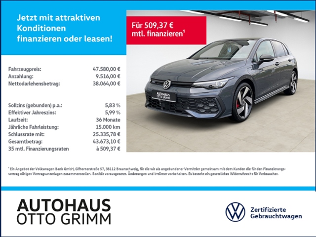Golf VIII 1.5 eHybrid GTE DSG AHK Pano