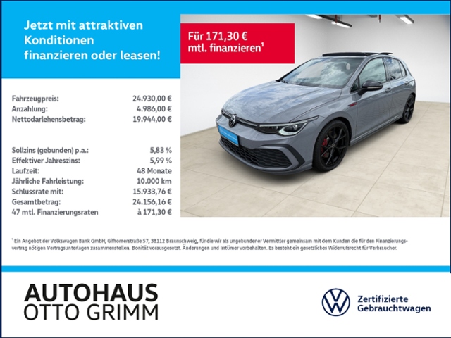 Golf VIII 2.0 TSI GTI DSG IQ-Light DCC Pano