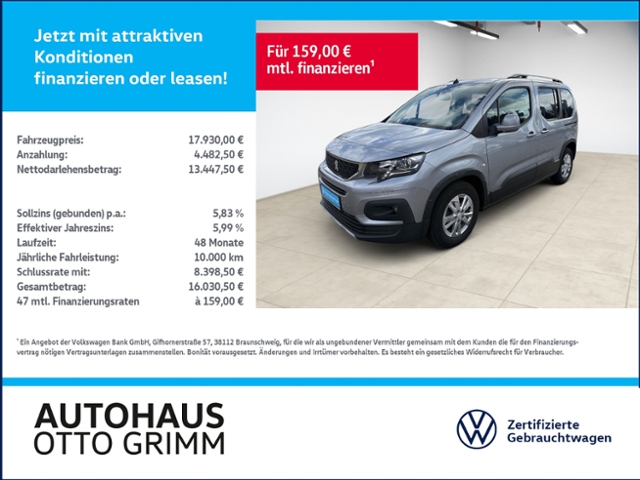 Rifter 1.5 HDI Navi Sitzhz Kamera