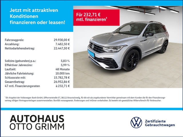 Tiguan 2.0 TDI DSG R-Line AHK IQ-Light