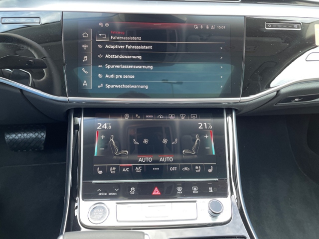 A8 50 TDI B&O Sound TV Head-up-Display