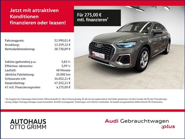 Q5 Sportback 35 TDI S line Matrix