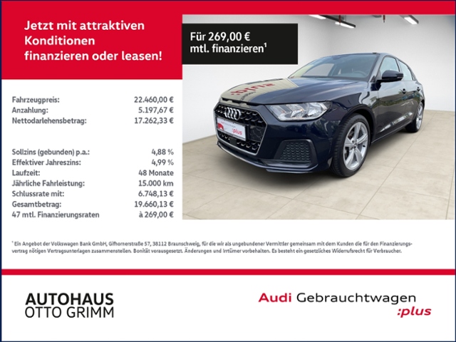 A1 Sportback 35 TFSI advanced KLIMA ALU