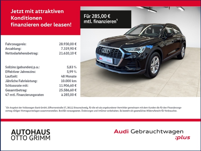 Q3 35 TFSI STDH LED NAVI ALU
