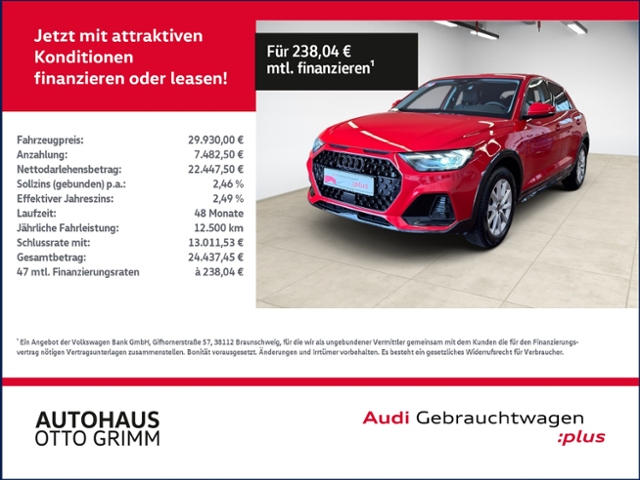 A1 Allstreet 30 TFSI S tronic KLIMA LED NAVI