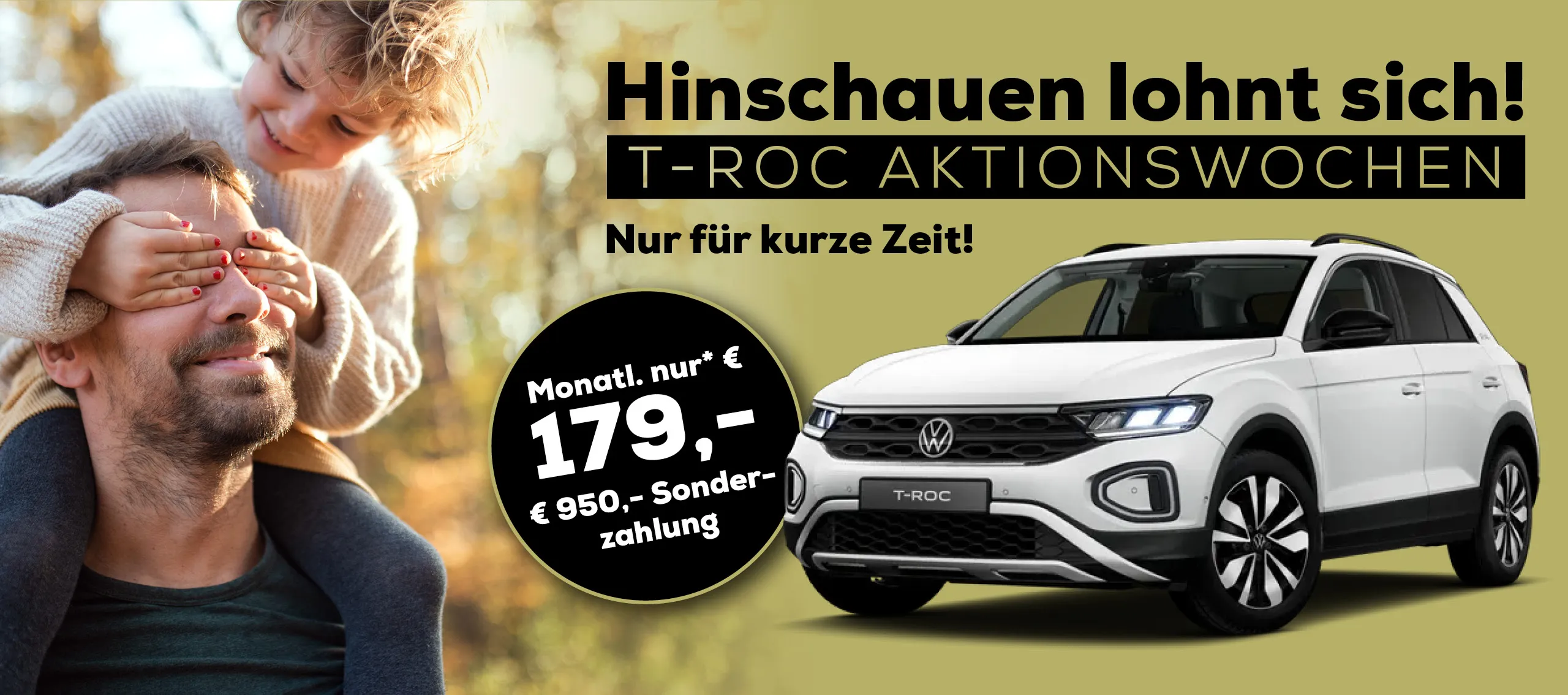 2560x1134px-header Kopfbild T-Roc mit Familie
