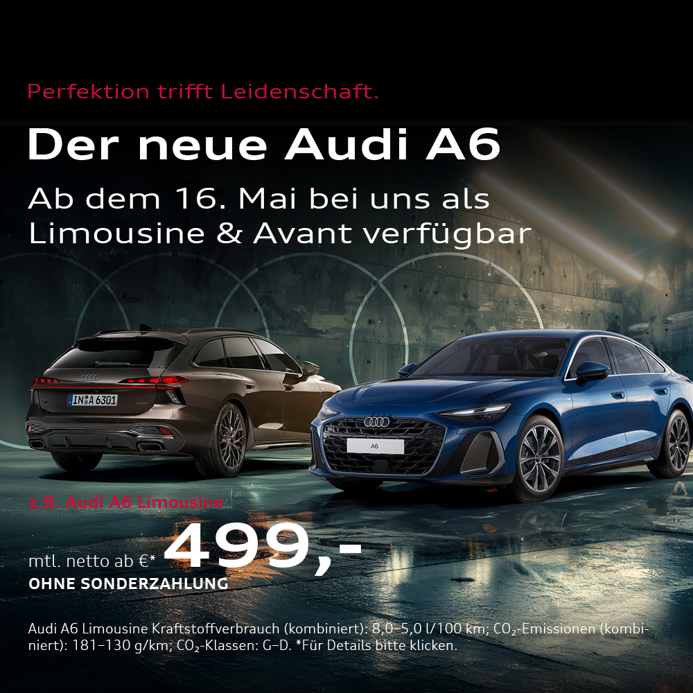 Beitragsbild der neue Audi A6
