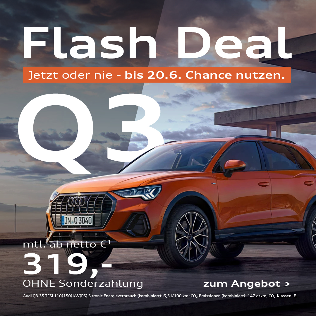 BEITRAG Audi Q3 Flash Deal