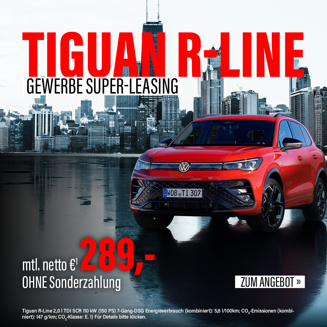 Tiguan R-Line Business Leasing