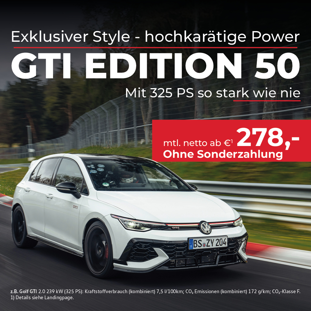 Beitrag Golf GTI Edition 50