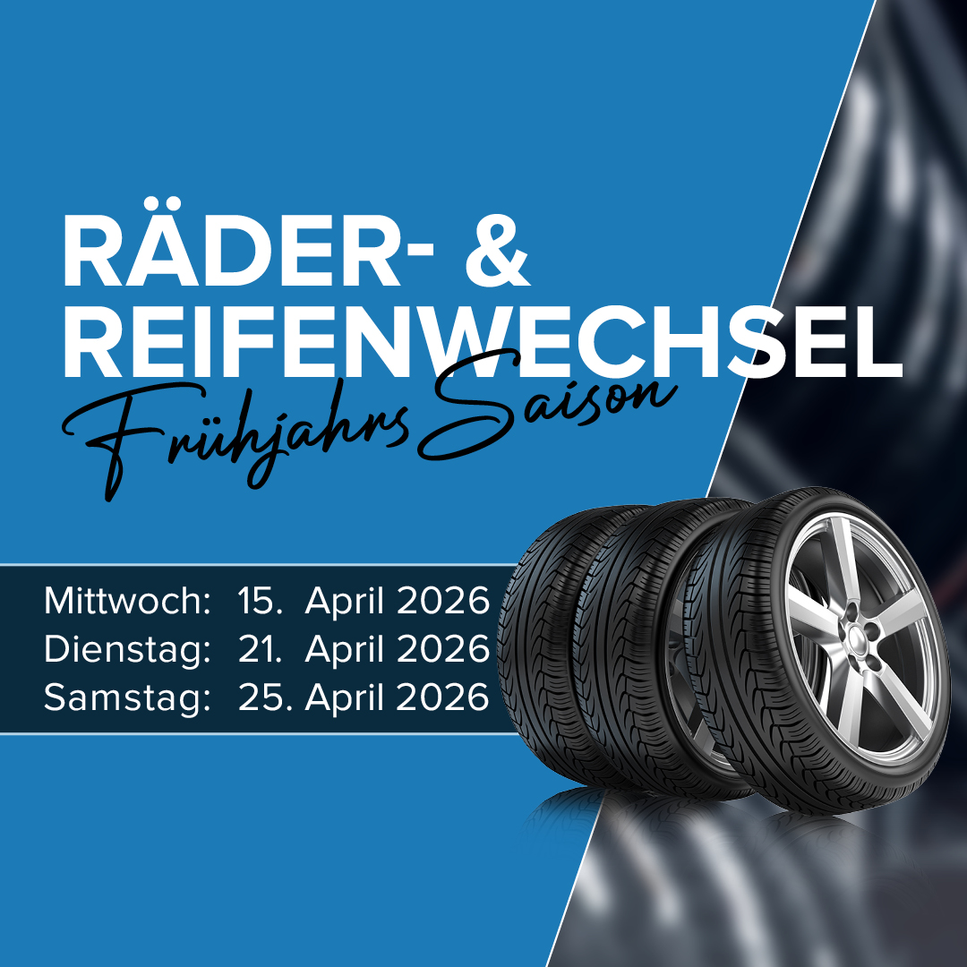 April Reifenwechsel bei Otto-Grimm April Reifenwechsel bei Otto-Grimm