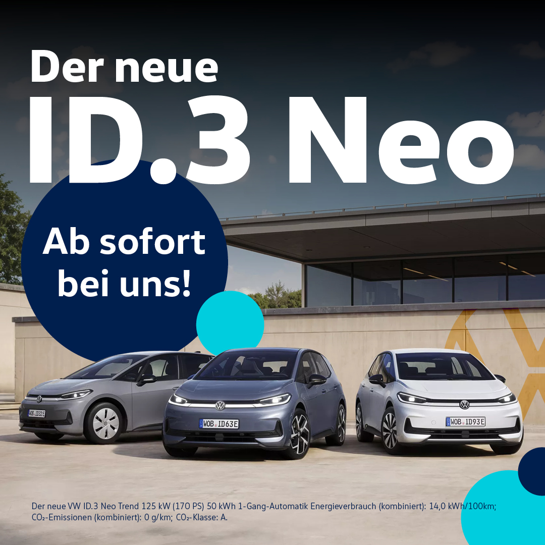 Der neue VW ID.3 Neo Der neue VW ID.3 Neo