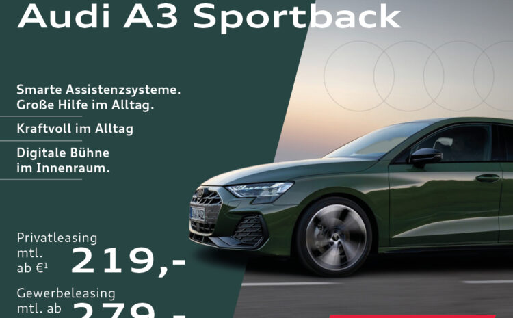  Audi A3 Sportback Sonderleasing 