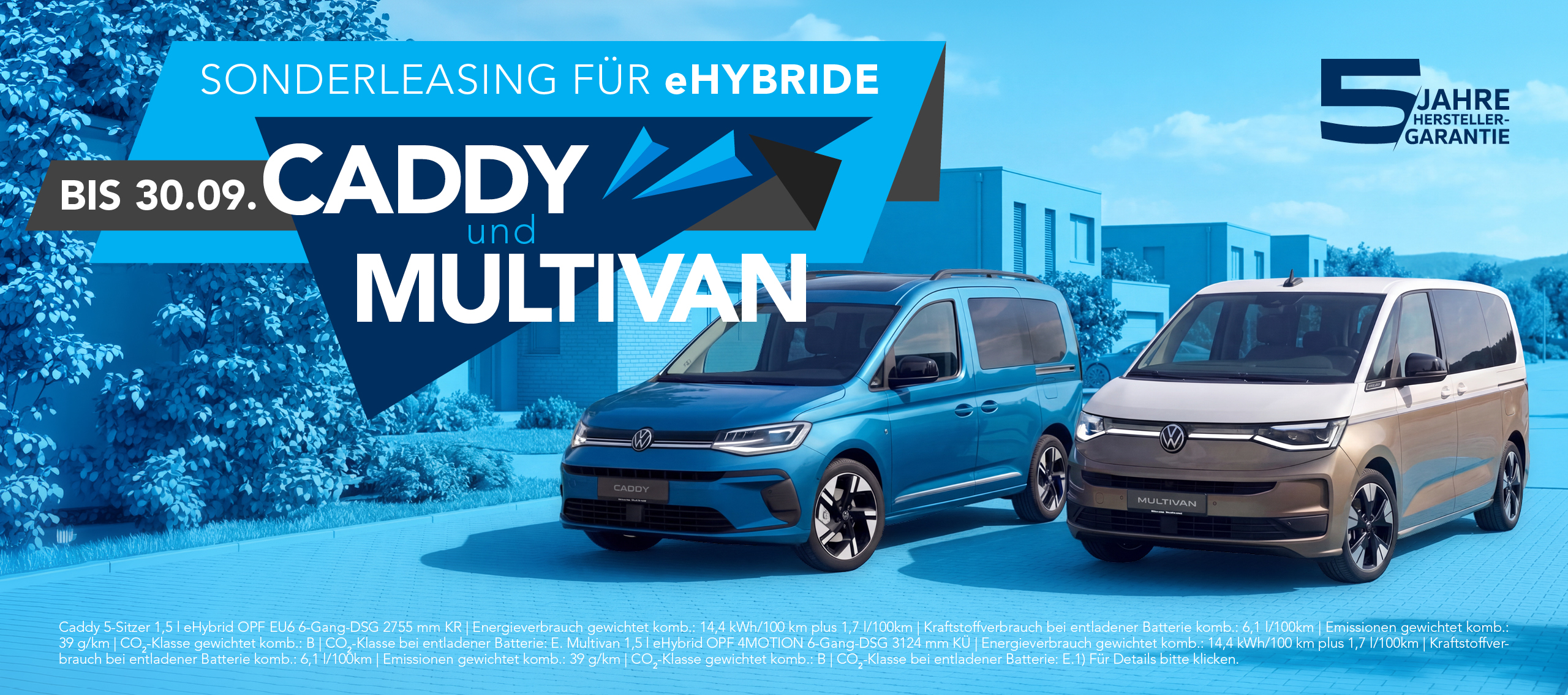 VW Caddy und Multivan eHybrid